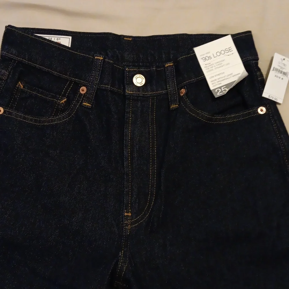 GAP 90s Loose High Rise Low Stretch 25, NWT - Picture 2 of 6